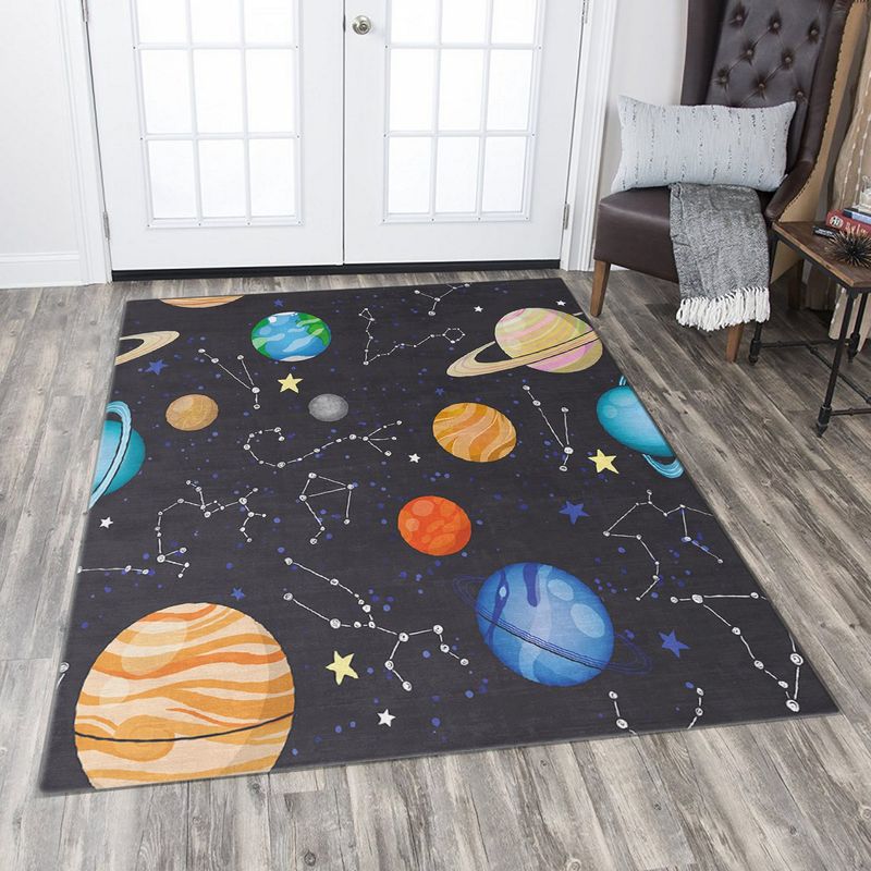 Casa si Gradina - Textile si covoare - Covoare - Covoare copii - Covor copii, Conceptum Hypnose, multicolor, 100x180 cm, 100% poliester, antiderapant, imprimare digitala - Infinity.ro