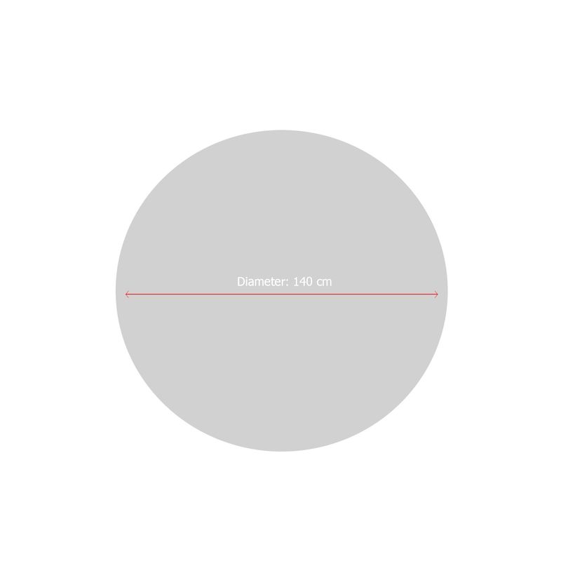 Casa si Gradina - Textile si covoare - Covoare - Covoare copii - Covor rotund, Conceptum Hypnose, multicolor, 140 cm, 100% poliester, antiderapant, 876CHL1197 - Infinity.ro