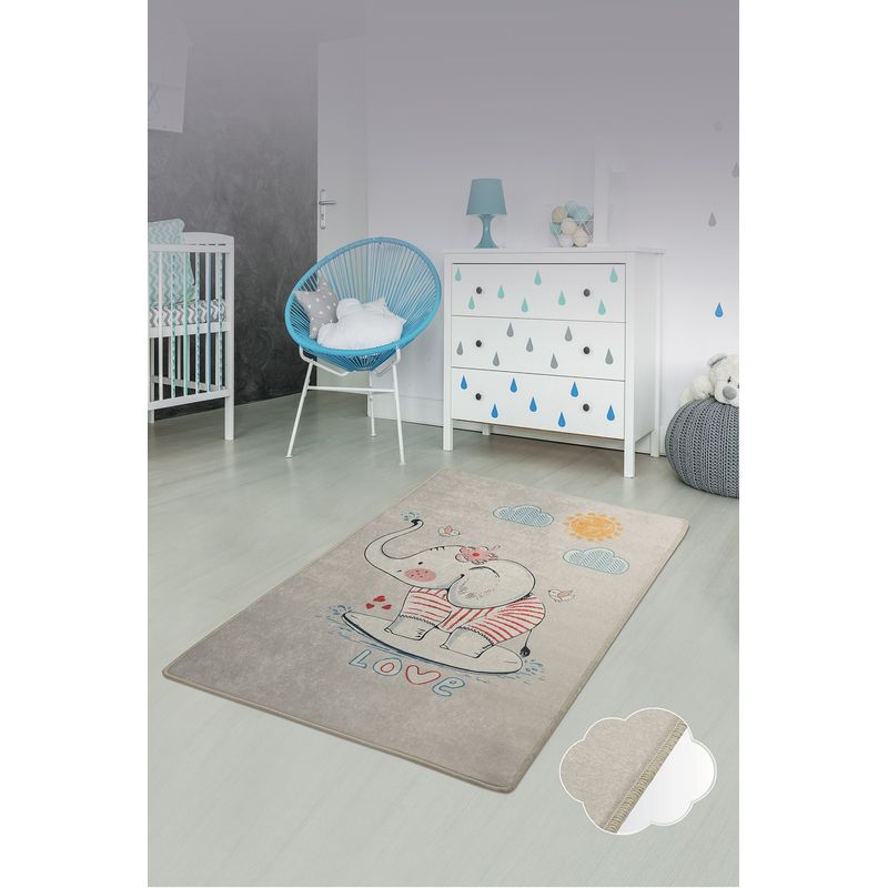 Casa si Gradina - Textile si covoare - Covoare - Covoare copii - Covor copii, Conceptum Hypnose, multicolor, 100x160 cm, 100% poliester, antiderapant, 876CHL1053 - Infinity.ro
