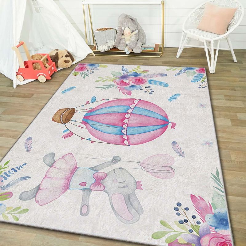 Casa si Gradina - Textile si covoare - Covoare - Covoare copii - Covor copii, Conceptum Hypnose, multicolor, 180x280 cm, 100% poliester, antiderapant, 504NGR1756 - Infinity.ro