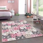 Casa si Gradina - Textile si covoare - Covoare - Covoare copii - Covor copii, Conceptum Hypnose, multicolor, 100x150 cm, 100% poliester, antiderapant, 213HFT1231 - Infinity.ro