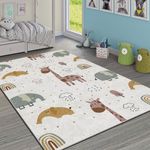 Casa si Gradina - Textile si covoare - Covoare - Covoare copii - Covor copii, Conceptum Hypnose, multicolor, 180x280 cm, 100% poliester, antiderapant, 504NGR1829 - Infinity.ro