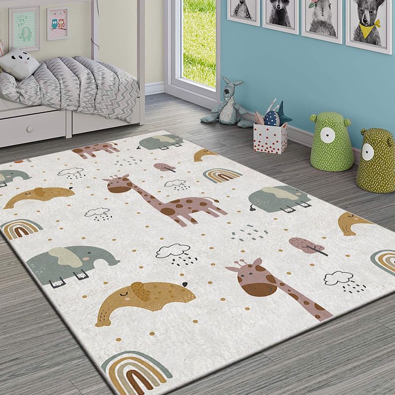 Casa si Gradina - Textile si covoare - Covoare - Covoare copii - Covor copii, Conceptum Hypnose, multicolor, 180x280 cm, 100% poliester, antiderapant, 504NGR1829 - Infinity.ro
