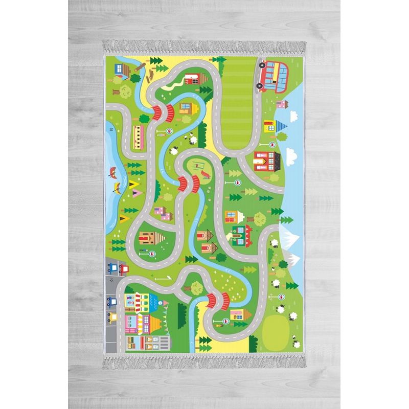Casa si Gradina - Textile si covoare - Covoare - Covoare copii - Covor pentru copii, Conceptum Hypnose, multicolor, 120x180 cm, catifea, antiderapant - Infinity.ro