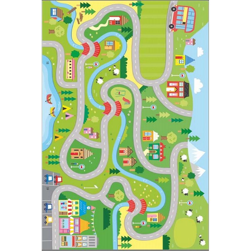 Casa si Gradina - Textile si covoare - Covoare - Covoare copii - Covor pentru copii, Conceptum Hypnose, multicolor, 120x180 cm, catifea, antiderapant - Infinity.ro