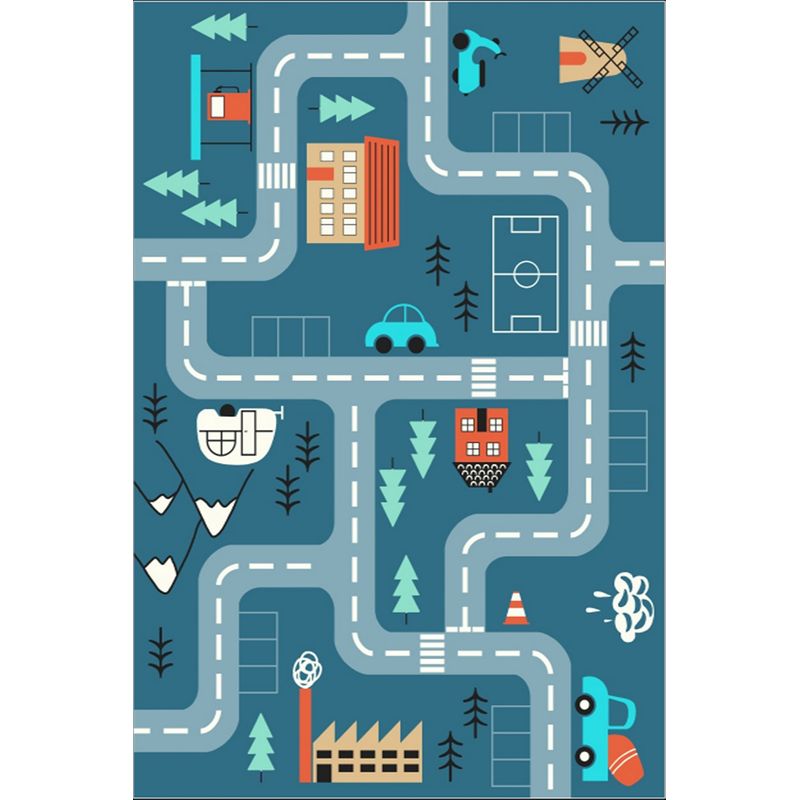 Casa si Gradina - Textile si covoare - Covoare - Covoare copii - Covor copii, Conceptum Hypnose, multicolor, 120x180 cm, catifea, antiderapant, 595HFT1696 - Infinity.ro