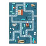 Casa si Gradina - Textile si covoare - Covoare - Covoare copii - Covor copii, Conceptum Hypnose, multicolor, 120x180 cm, catifea, antiderapant, 595HFT1696 - Infinity.ro