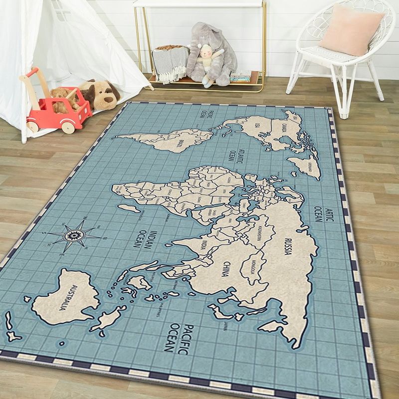 Casa si Gradina - Textile si covoare - Covoare - Covoare copii - Covor copii, Conceptum Hypnose, multicolor, 120x180 cm, 100% poliester, antiderapant, 504NGR1487 - Infinity.ro