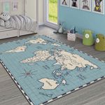 Casa si Gradina - Textile si covoare - Covoare - Covoare copii - Covor copii, Conceptum Hypnose, multicolor, 120x180 cm, 100% poliester, antiderapant, 504NGR1487 - Infinity.ro