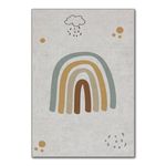 Casa si Gradina - Textile si covoare - Covoare - Covoare copii - Covor copii, Conceptum Hypnose, multicolor, 120x180 cm, 100% poliester, antiderapant, 504NGR1512 - Infinity.ro