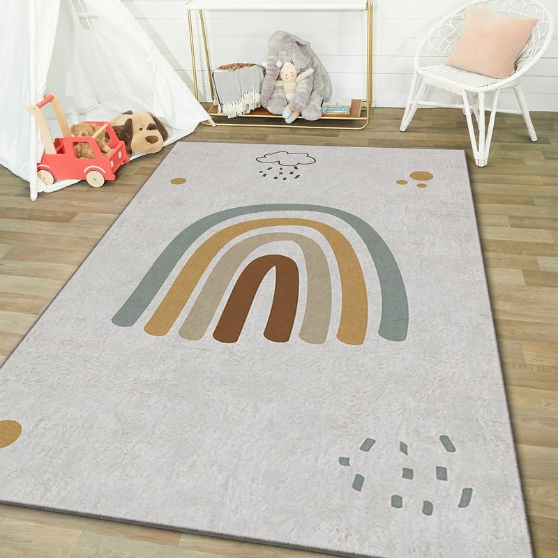 Casa si Gradina - Textile si covoare - Covoare - Covoare copii - Covor copii, Conceptum Hypnose, multicolor, 120x180 cm, 100% poliester, antiderapant, 504NGR1512 - Infinity.ro