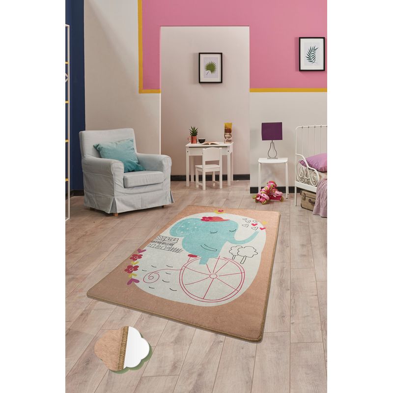Casa si Gradina - Textile si covoare - Covoare - Covoare copii - Covor copii, Conceptum Hypnose, multicolor, 140x190 cm, 100% poliester, antiderapant, 876CHL1084 - Infinity.ro
