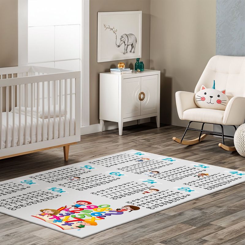 Casa si Gradina - Textile si covoare - Covoare - Covoare copii - Covor pentru hol, Conceptum Hypnose, multicolor, 80x150 cm, 100% poliester, antiderapant, 477HFT1248 - Infinity.ro