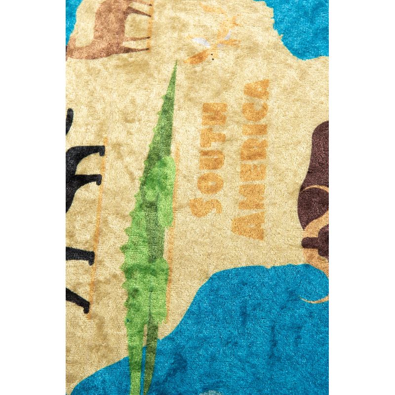 Casa si Gradina - Textile si covoare - Covoare - Covoare copii - Covor copii, Conceptum Hypnose, multicolor, 140x190 cm, 100% poliester, antiderapant, lavabil, 876CHL1011 - Infinity.ro