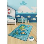 Casa si Gradina - Textile si covoare - Covoare - Covoare copii - Covor copii, Conceptum Hypnose, multicolor, 140x190 cm, 100% poliester, antiderapant, lavabil, 876CHL1011 - Infinity.ro