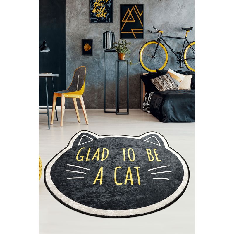 Casa si Gradina - Textile si covoare - Covoare - Covoare copii - Covor copii, Conceptum Hypnose, multicolor, 100% poliester, diametru 100 cm, antiderapant - Infinity.ro