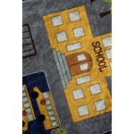 Casa si Gradina - Textile si covoare - Covoare - Covoare copii - Covor copii, Conceptum Hypnose, multicolor, 100x160 cm, 100% poliester, antiderapant, lavabil la masina, 876CHL1149 - Infinity.ro