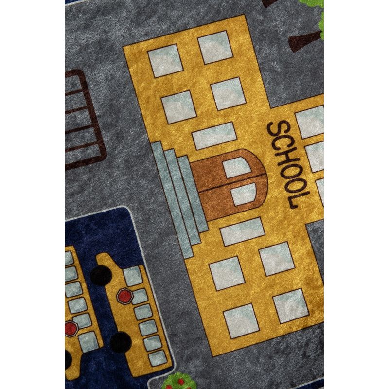 Casa si Gradina - Textile si covoare - Covoare - Covoare copii - Covor copii, Conceptum Hypnose, multicolor, 100x160 cm, 100% poliester, antiderapant, lavabil la masina, 876CHL1149 - Infinity.ro