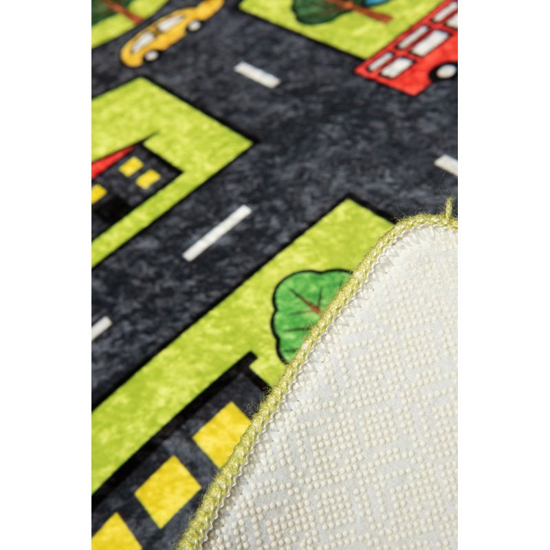 Casa si Gradina - Textile si covoare - Covoare - Covoare copii - Covor copii, Conceptum Hypnose, multicolor, 100x160 cm, 100% poliester, antiderapant, lavabil la masina, 876CHL1157 - Infinity.ro