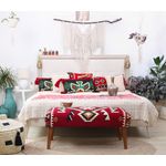 Casa si Gradina - Mobilier - Canapele si coltare - Banchete - Bancheta, Atelier Del Sofa, multicolor, 91x46x42 cm, 50% bumbac 50% poliester, picioare lemn - Infinity.ro