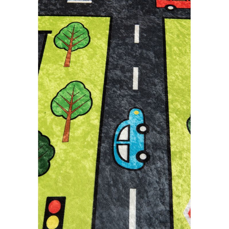 Casa si Gradina - Textile si covoare - Covoare - Covoare copii - Covor copii, Conceptum Hypnose, multicolor, 100x160 cm, 100% poliester, antiderapant, lavabil la masina, 876CHL1157 - Infinity.ro