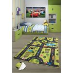 Casa si Gradina - Textile si covoare - Covoare - Covoare copii - Covor copii, Conceptum Hypnose, multicolor, 100x160 cm, 100% poliester, antiderapant, lavabil la masina, 876CHL1157 - Infinity.ro