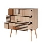 Casa si Gradina - Mobilier - Comode si corpuri - Comode - Comoda, Hanah Home, pal melaminat, multicolor, 80x40x89 cm, 869VEL3469 - Infinity.ro