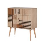 Casa si Gradina - Mobilier - Comode si corpuri - Comode - Comoda, Hanah Home, pal melaminat, multicolor, 80x40x89 cm, 869VEL3469 - Infinity.ro