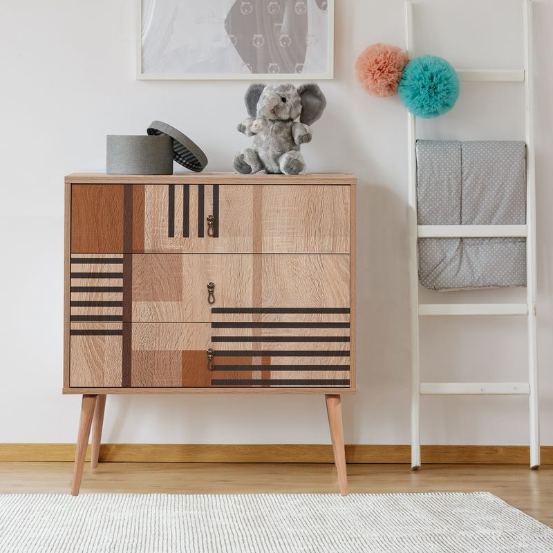 Casa si Gradina - Mobilier - Comode si corpuri - Comode - Comoda, Hanah Home, pal melaminat, multicolor, 80x40x89 cm, 869VEL3469 - Infinity.ro
