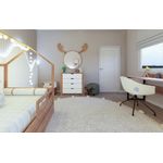 Casa si Gradina - Mobilier - Comode si corpuri - Comode - Comoda, Hanah Home, pal melaminat, nuc deschis si alb, 90x42x85 cm - Infinity.ro