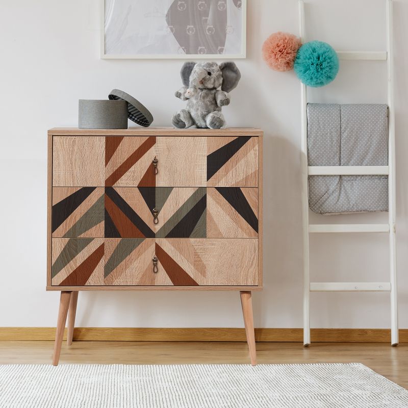 Casa si Gradina - Mobilier - Comode si corpuri - Comode - Comoda, Hanah Home, pal melaminat, multicolor, 80x40x89 cm, 869VEL3468 - Infinity.ro
