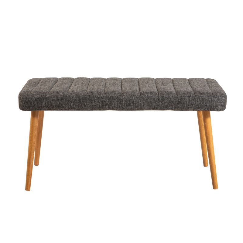 Casa si Gradina - Mobilier - Canapele si coltare - Banchete - Banca, Hanah Home, metal si in, pin atlantic si antracit, 100x39x48 cm - Infinity.ro