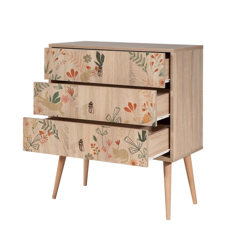 Casa si Gradina - Mobilier - Comode si corpuri - Comode - Comoda, Hanah Home, pal melaminat, multicolor, 80x40x89 cm, 869VEL3462 - Infinity.ro