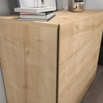 Casa si Gradina - Mobilier - Comode si corpuri - Comode - Comoda, Hanah Home, pal melaminat, stejar, 90x45x81.6 cm - Infinity.ro