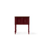 Casa si Gradina - Mobilier - Comode si corpuri - Comode - Comoda, Hanah Home, mdf, rosu, 82x40x92 cm - Infinity.ro
