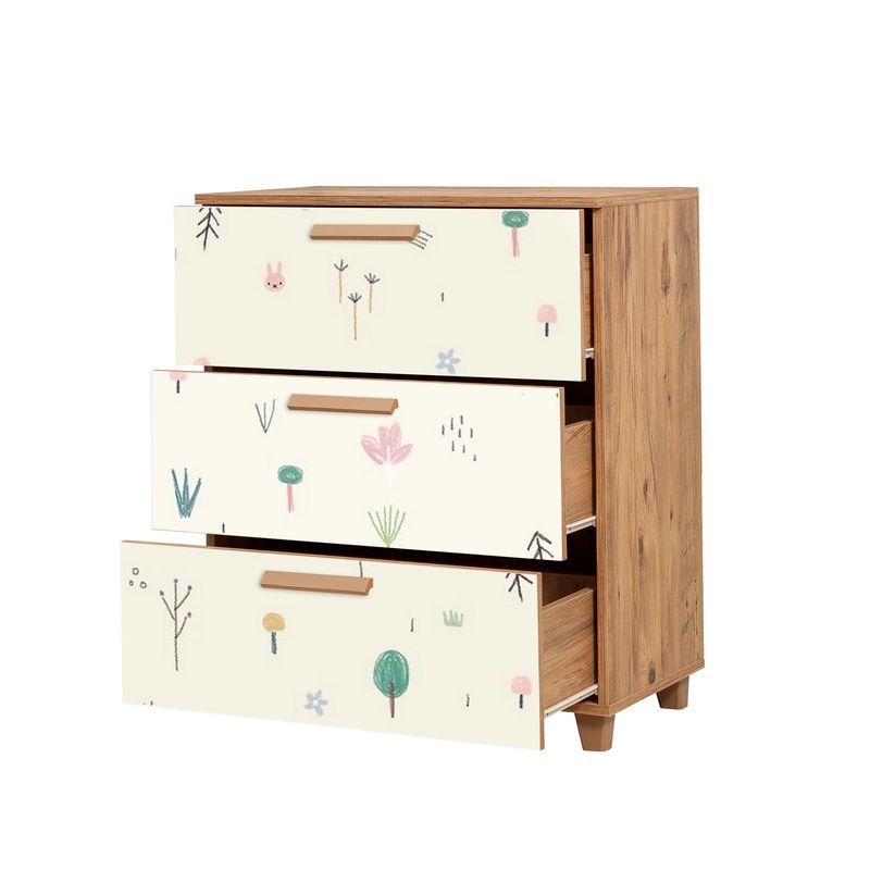Casa si Gradina - Mobilier - Comode si corpuri - Comode - Comoda, Hanah Home, pal melaminat, pin atlantic si alb, 80x43x95 cm, 869VEL3481 - Infinity.ro
