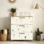 Casa si Gradina - Mobilier - Comode si corpuri - Comode - Comoda, Hanah Home, pal melaminat, pin atlantic si alb, 80x43x95 cm, 869VEL3481 - Infinity.ro