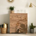 Casa si Gradina - Mobilier - Comode si corpuri - Comode - Comoda, Hanah Home, pal melaminat, pin atlantic, 80x43x95 cm, 869VEL3479 - Infinity.ro
