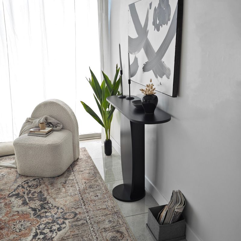 Casa si Gradina - Mobilier - Comode si corpuri - Comode - Comoda, Hanah Home, pal melaminat, antracit, 100x81x30 cm - Infinity.ro