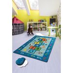 Casa si Gradina - Textile si covoare - Covoare - Covoare copii - Covor copii, Conceptum Hypnose, multicolor, 200x290 cm, 100% poliester, antiderapant, lavabil la masina, 876CHL1021 - Infinity.ro