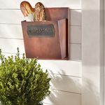 Casa si Gradina - Constructii - Depozitare, transport si protectie - Cutii postale - Cos de paine, Hermia, metal galvanizat, cupru, 27x17x34 cm - Infinity.ro