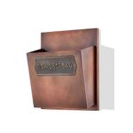 Casa si Gradina - Constructii - Depozitare, transport si protectie - Cutii postale - Cos de paine, Hermia, metal galvanizat, cupru, 27x17x34 cm - Infinity.ro