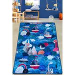 Casa si Gradina - Textile si covoare - Covoare - Covoare copii - Covor, Conceptum Hypnose, albastru, 200x290 cm, 100% poliester, antiderapant - Infinity.ro