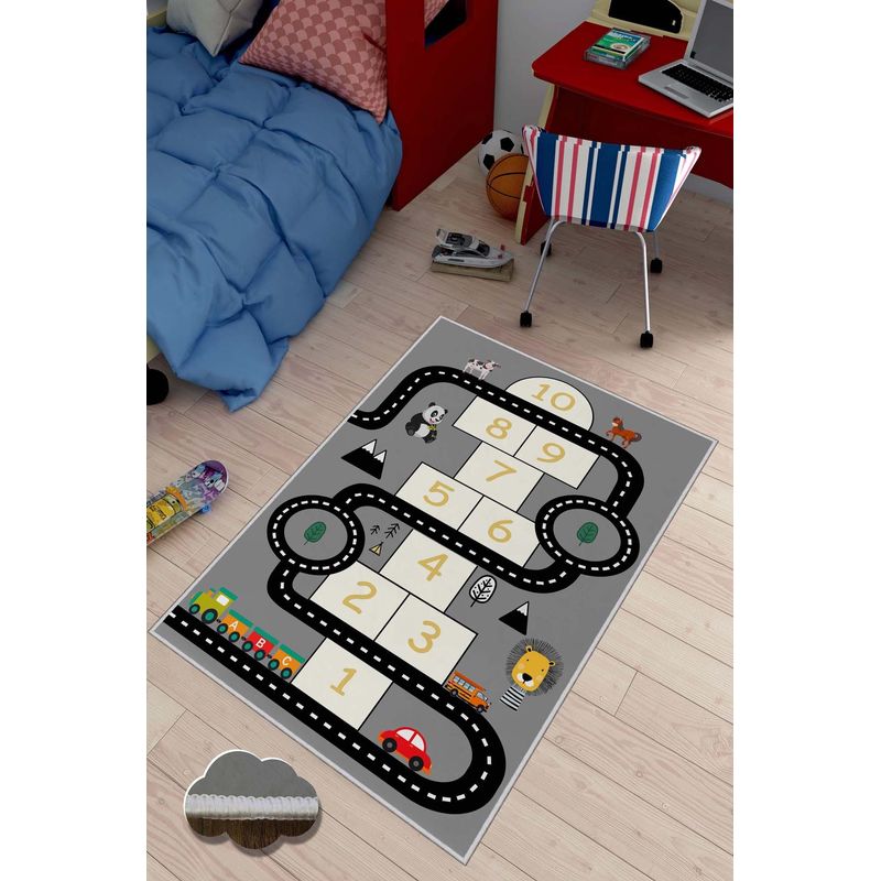 Casa si Gradina - Textile si covoare - Covoare - Covoare copii - Covor, Conceptum Hypnose, multicolor, 120x180 cm, 100% poliester, antiderapant, 477HFT1346 - Infinity.ro