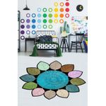 Casa si Gradina - Textile si covoare - Covoare - Covoare copii - Covor copii, Conceptum Hypnose, multicolor, 80x50 cm, 100% poliester, antiderapant, 477HFT2266 - Infinity.ro