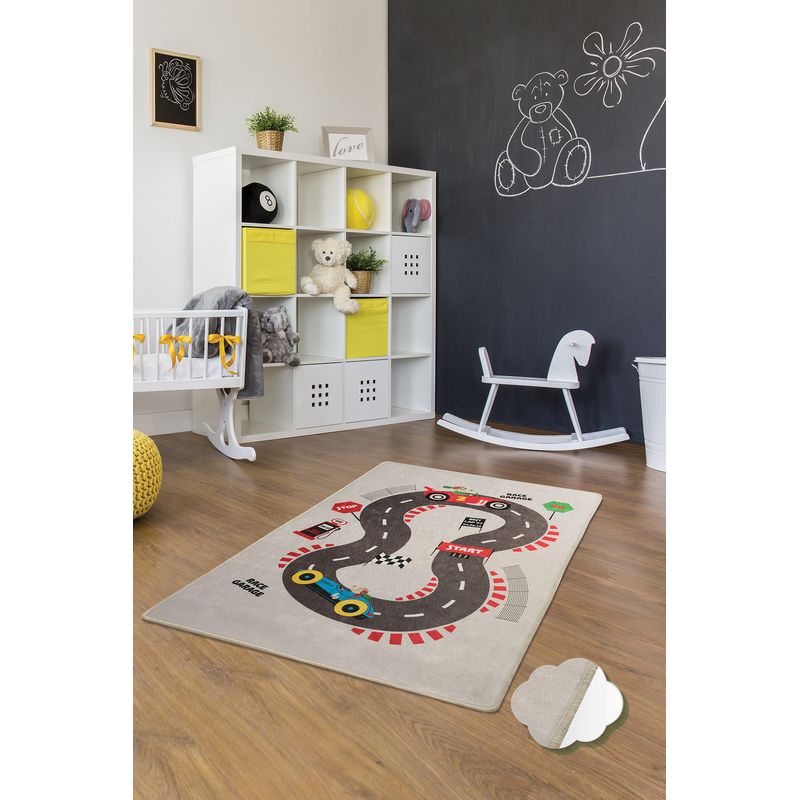 Casa si Gradina - Textile si covoare - Covoare - Covoare copii - Covor copii, Conceptum Hypnose, multicolor, 140x190 cm, 100% poliester, antiderapant, 876CHL1064 - Infinity.ro