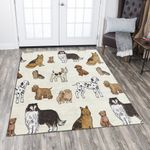 Casa si Gradina - Textile si covoare - Covoare - Covoare copii - Covor copii, Conceptum Hypnose, multicolor, 100x140 cm, 100% poliester, antiderapant, 487KRL1681 - Infinity.ro