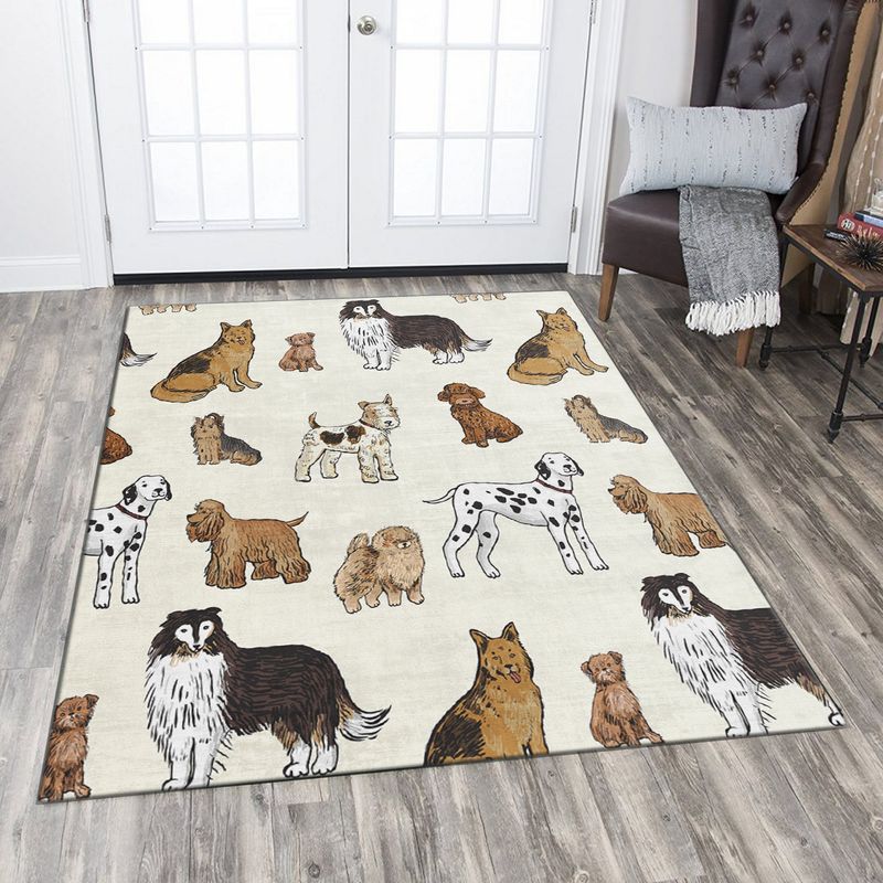 Casa si Gradina - Textile si covoare - Covoare - Covoare copii - Covor copii, Conceptum Hypnose, multicolor, 100x140 cm, 100% poliester, antiderapant, 487KRL1681 - Infinity.ro