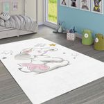 Casa si Gradina - Textile si covoare - Covoare - Covoare copii - Covor copii, Conceptum Hypnose, multicolor, 120x180 cm, 100% poliester, antiderapant, 487KRL1386 - Infinity.ro