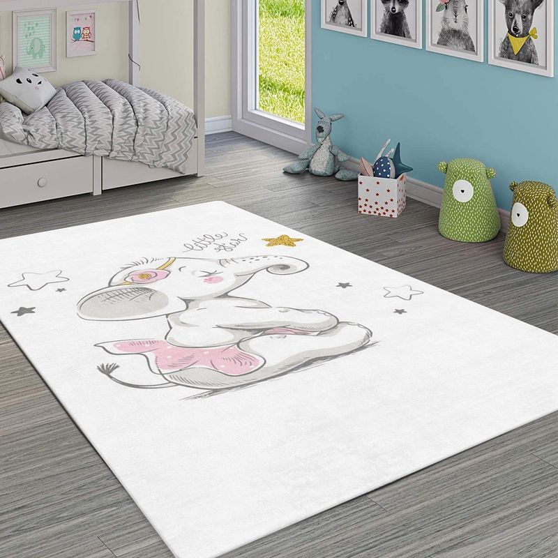 Casa si Gradina - Textile si covoare - Covoare - Covoare copii - Covor copii, Conceptum Hypnose, multicolor, 120x180 cm, 100% poliester, antiderapant, 487KRL1386 - Infinity.ro